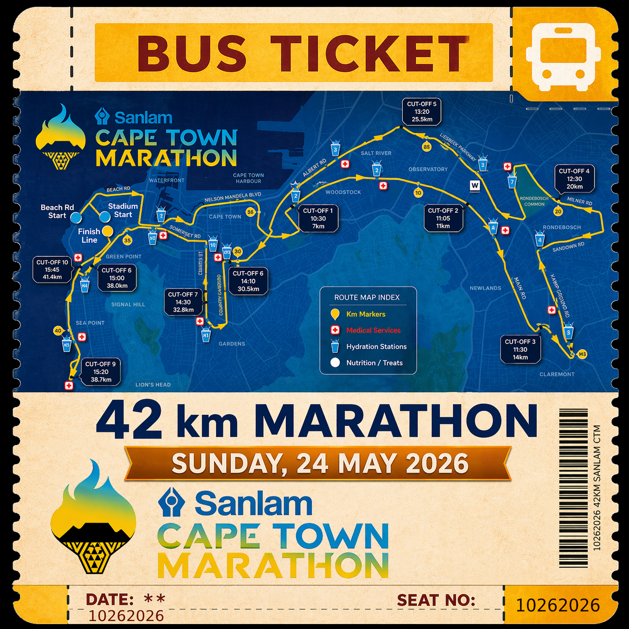 S.C.T.M 2026 Bus Ticket